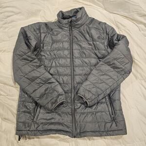 Columbia Women’s Omni-Heat Puffer Jacket Size Lg – Silver Gray
